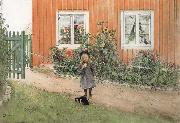 Carl Larsson, Brita,a Cat and a Sandwich